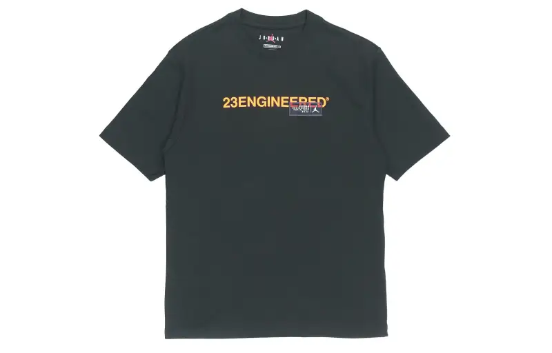 Jordan Drop Shoulder Sleeve T-Shirt Men's Black