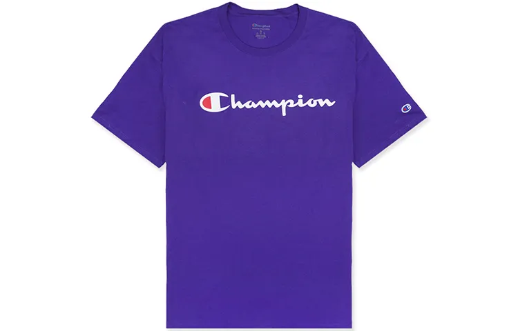 Champion T Shirt US Version Unisex Purple