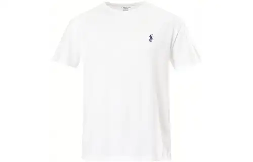 Polo Ralph Lauren Logo Embroidered Crewneck T Shirt