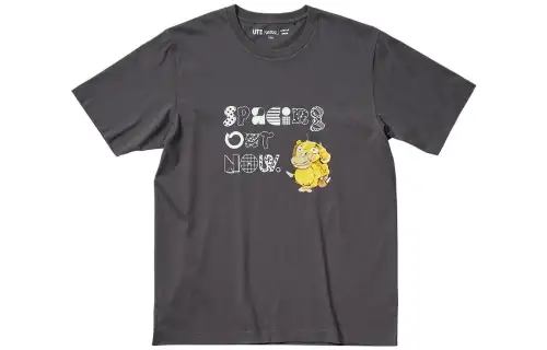 UNIQLO x Pokemon Uniqlo Pokémon Co Branded Series T Shirt Unisex Asphalt Gray