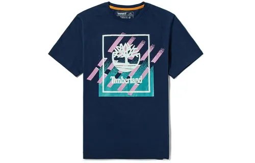 Timberland Set in Sleeve T Shirt Men's Blue