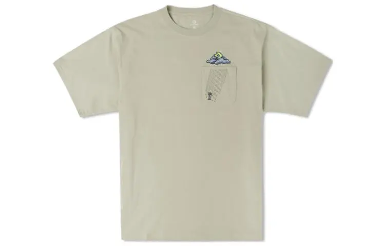 Converse T-Shirts Men's Matcha Crew Neck Moderate Straight Fit