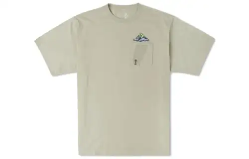 Converse T Shirts Men's Matcha Crew Neck Moderate Straight Fit