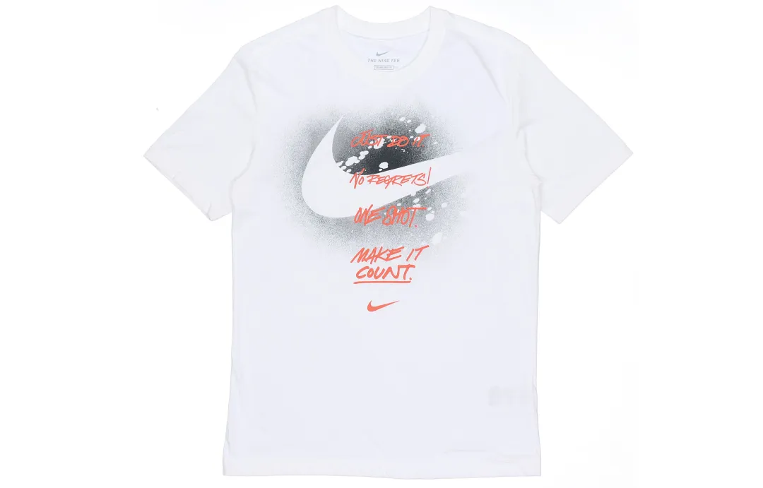Nike T Shirts Men's Crew Neck Moderate Straight Fit
