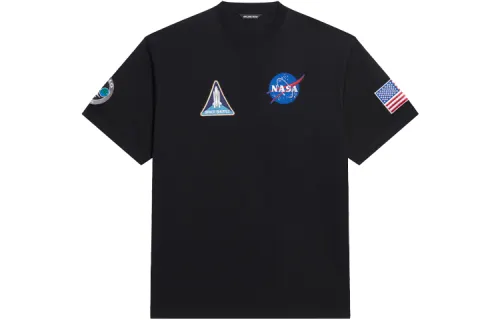 Balenciaga Women'ss Nasa Space Multi Patch T Shirt