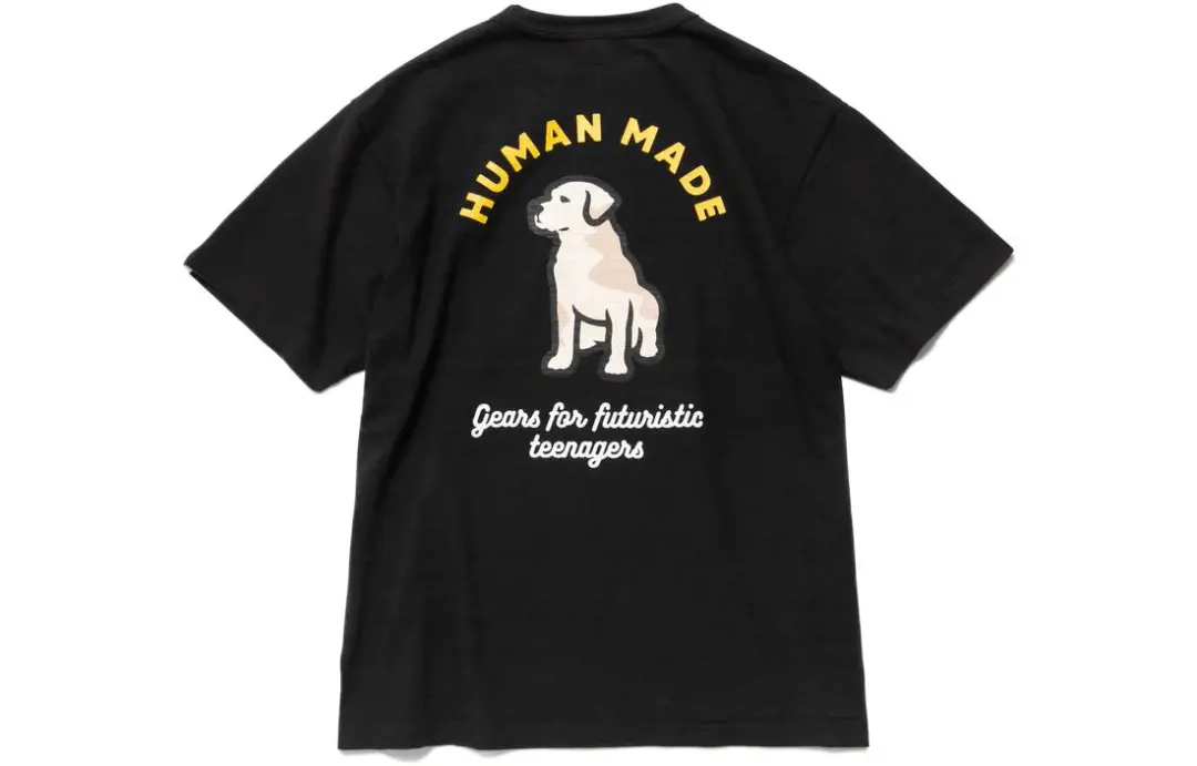 HUMAN MADE T Shirts Unisex Crew Neck Moderate Straight Fit