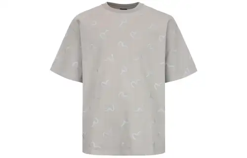 EVISU T Shirts Men's Crew Neck Moderate Straight Fit