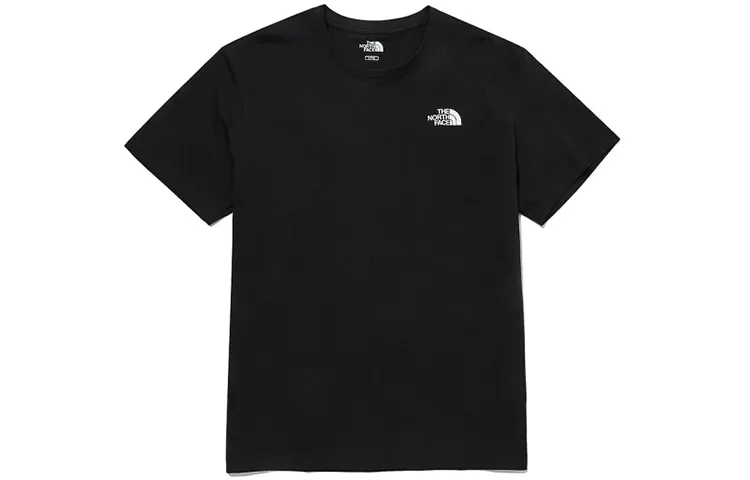 THE NORTH FACE T Letter Logo T Shirt Unisex Black