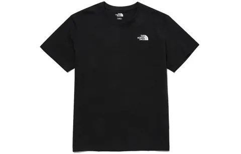 THE NORTH FACE T Letter Logo T Shirt Unisex Black