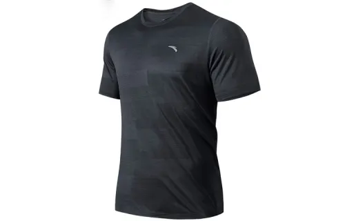 Anta Comprehensive Training Collection Sports Lifestyle Collection T Shirt Men's Basic Black
