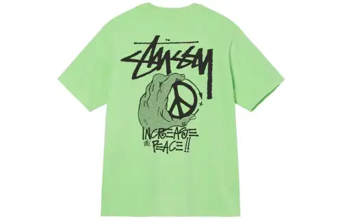 Stussy T Shirts Men's Crew Neck Moderate Straight Fit