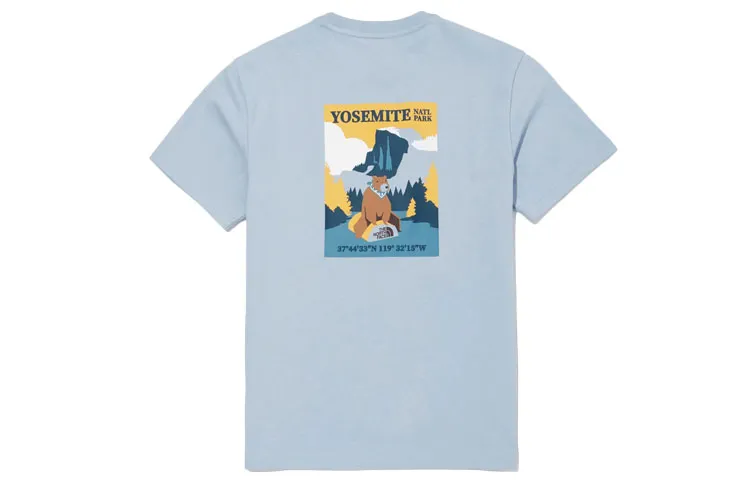 THE NORTH FACE Camping T Shirt Unisex Blue