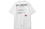 Li Ning Sports Fashion Collection T Shirts Unisex White Crew Neck Moderate Straight Fit