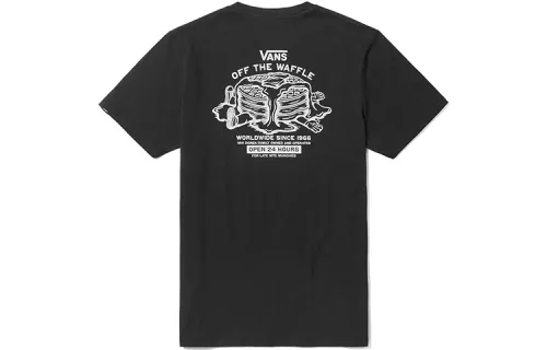 Vans Off The Waffle T Shirt Men's Black
