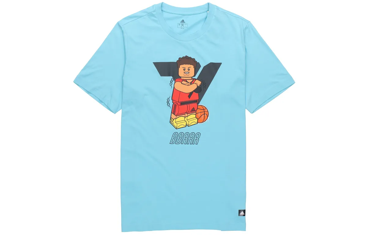 Adidas x LEGO T Shirt Men's Sky Blue
