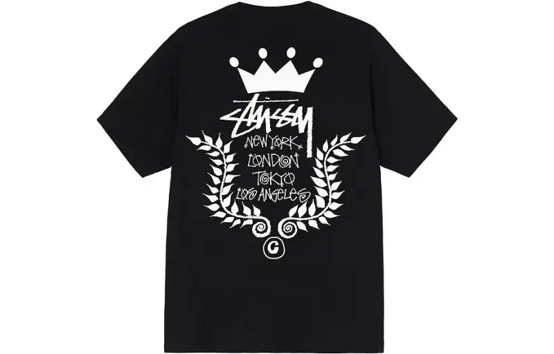 Stussy T Shirts Unisex Crew Neck Moderate Straight Fit