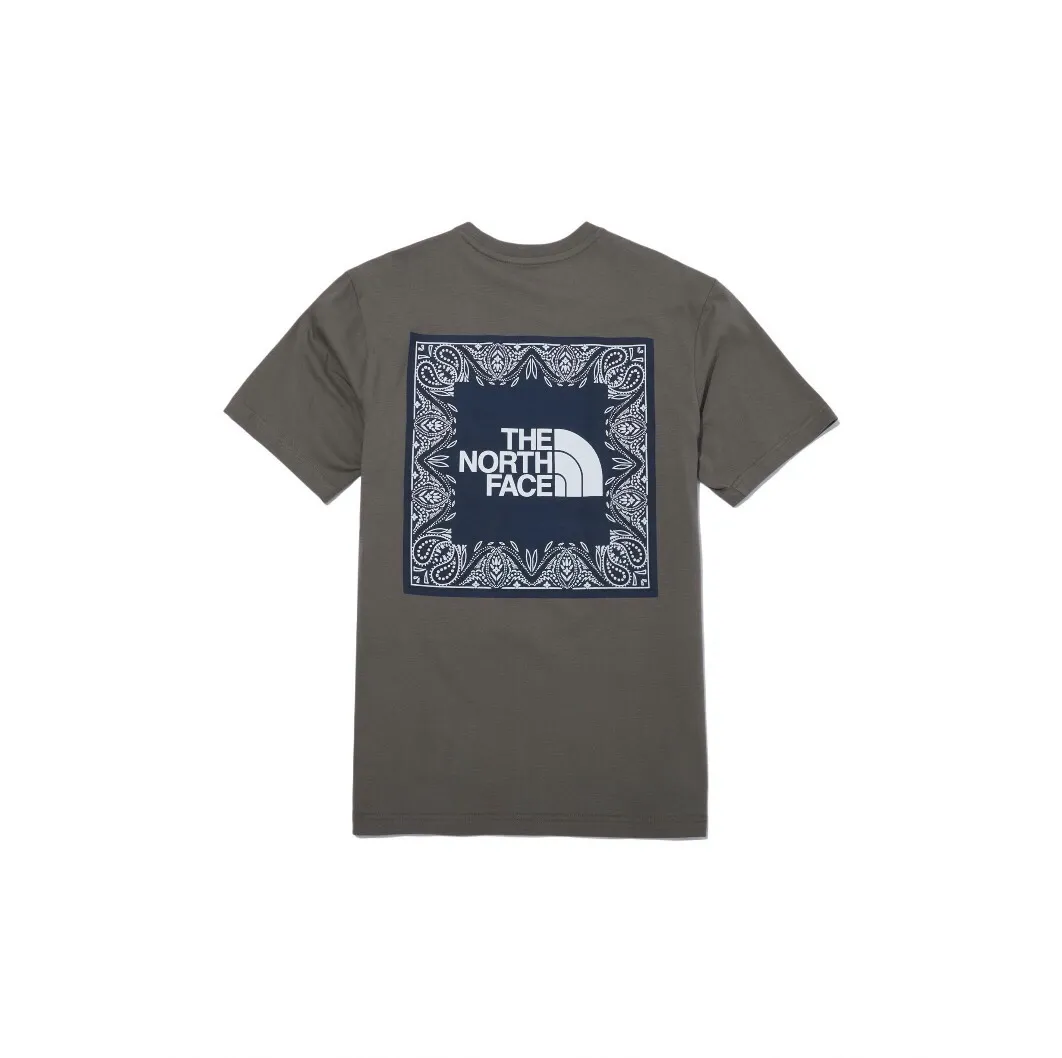 THE NORTH FACE Paisley T Shirt Unisex Gray
