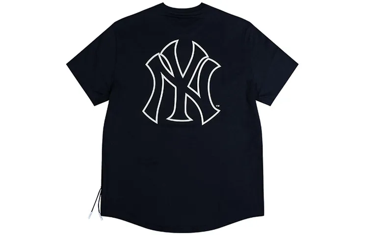 New Era T Shirt Couple, Trendy And Versatile Unisex Navy Blue