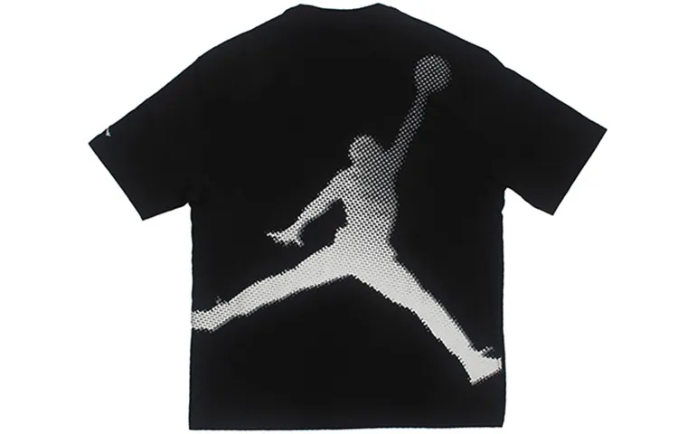 Jordan Set in Sleeve T Shirt Men's Black