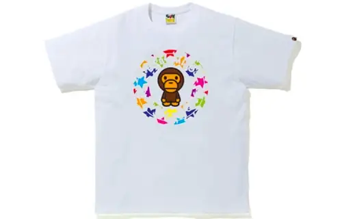 Bape Sta Pattern Milo Busy Works Tee