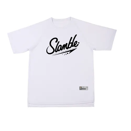 Slamble T Shirts Unisex Crew Neck Thin