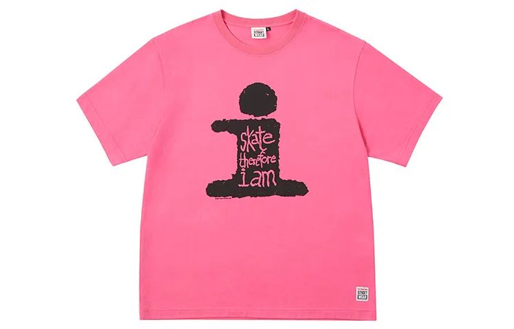 Vision Street Wear T Shirt Unisex Rose Red