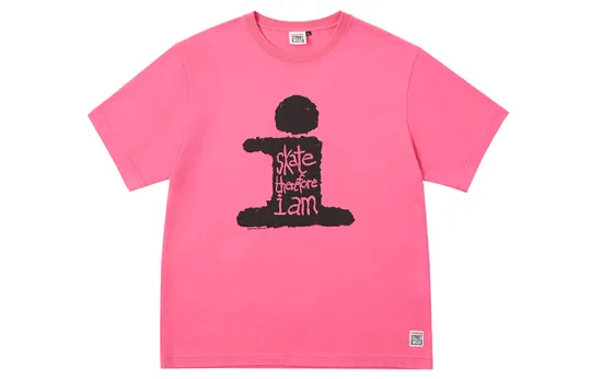 Vision Street Wear T Shirt Unisex Rose Red