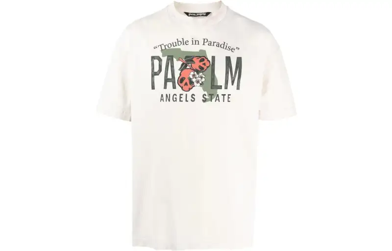 PALM ANGELS Trouble In Paradise Tee