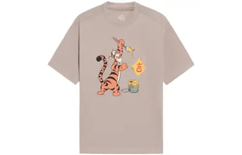Li Ning x Disney Sports Fashion Collection T Shirt Unisex Egg White Purple