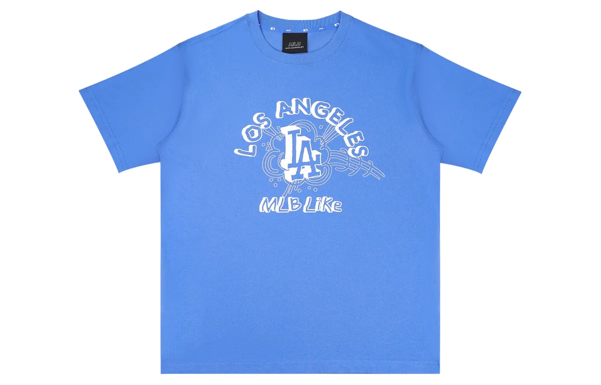 MLB Set-in Sleeve T-Shirt Unisex Blue