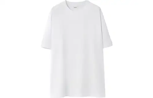 Burberry Embroidered Oak Leaf Crest Cotton T-shirt