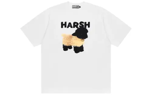 HARSH AND CRUEL T Shirts Unisex Crew Neck Moderate Straight Fit