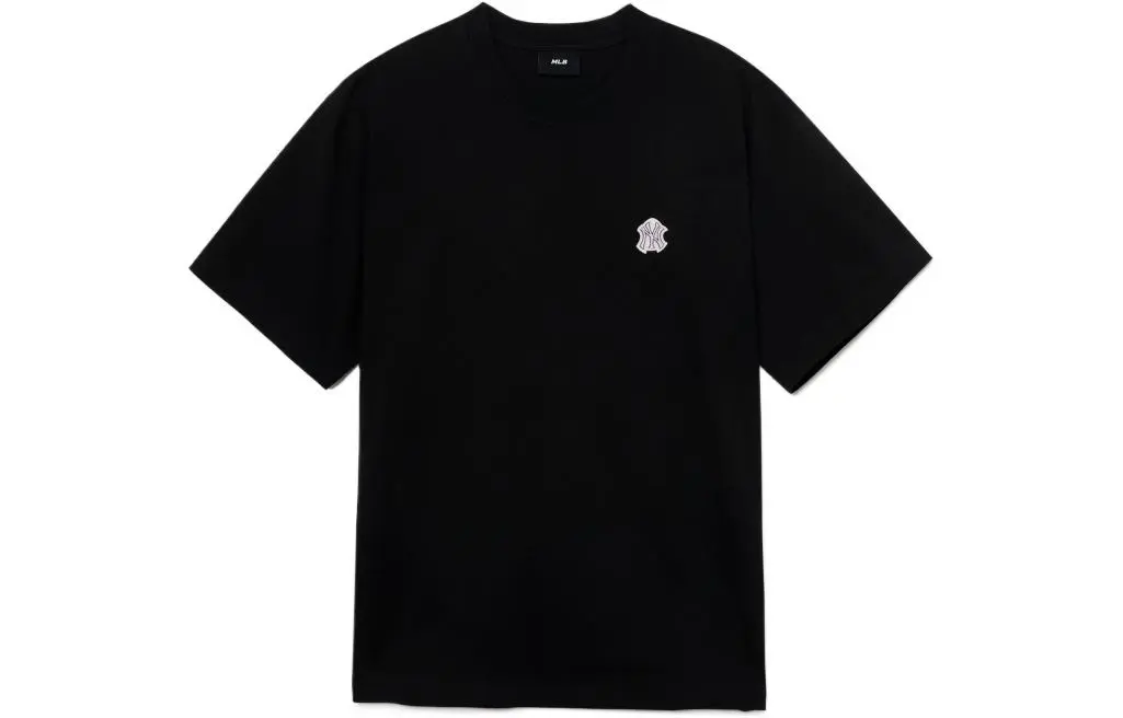 MLB New York Yankees T-Shirts Unisex Black Crew Neck Moderate Straight Fit