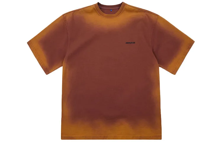 ADER ERROR T Shirts Unisex Brown Crew Neck Moderate Straight Fit