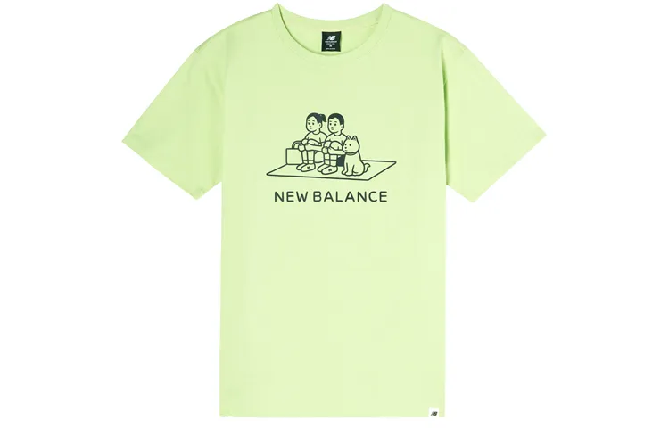 New Balance x Noritake Set in Sleeve T Shirt Unisex Green