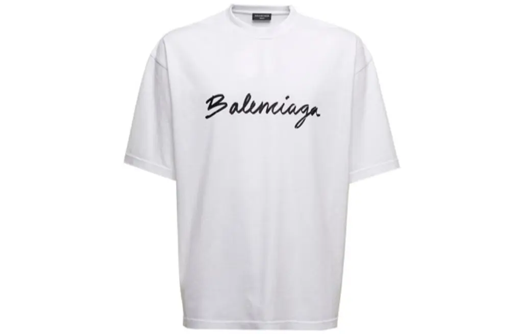 Balenciaga Script Logo T shirt
