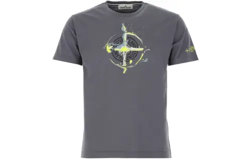 STONE ISLAND T Shirt Men's Gray