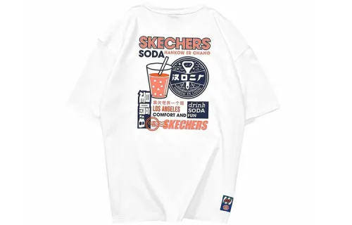 Skechers T Shirts Men's Crew Neck Moderate
