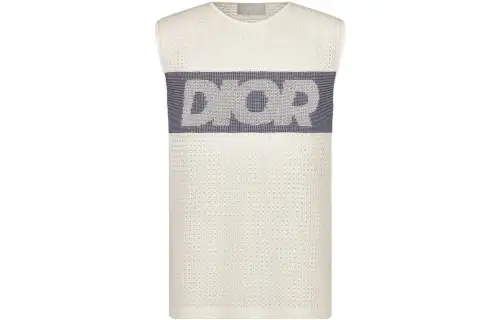 DIOR SLEEVELESS T Shirt Men's White