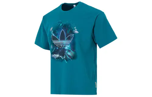 Adidas Originals T Shirt Unisex Natural Wild Duck Green
