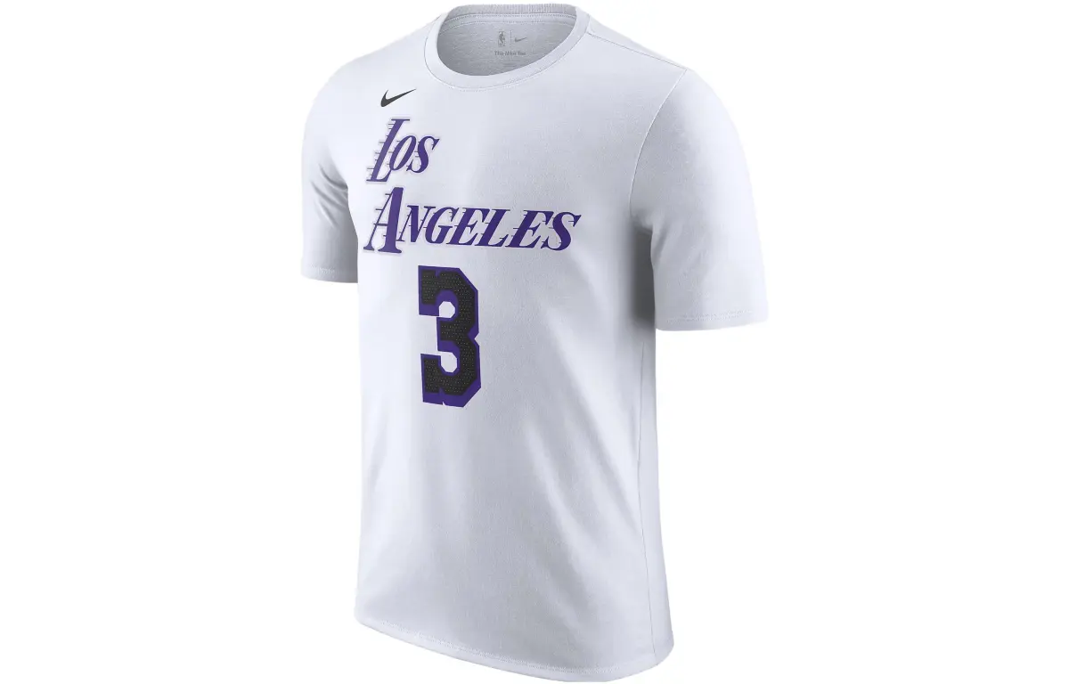 Nike Nba Los Angeles Lakers LeBron James City Edition T shirt