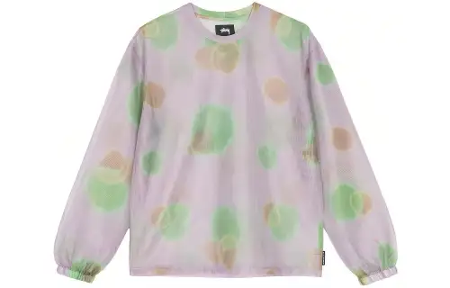 Stussy Printed Long Sleeve Mesh Tee