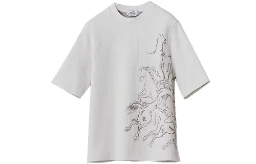 HERMES SS22 T Shirt Men's White