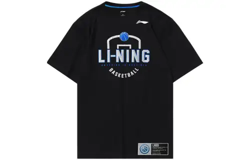 Li Ning Sports Basketball Collection T Shirt Men's Black