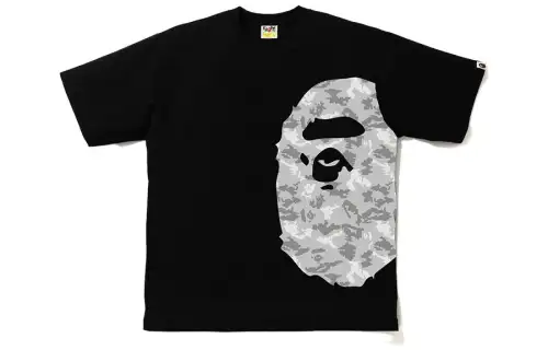 Bape Abc Dot Reflective Camo Side Ape Head Tee