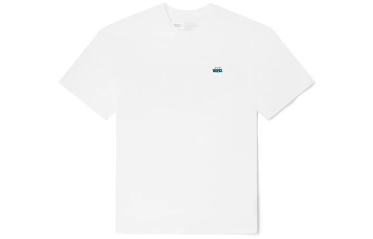 Vans T Shirts Unisex White Crew Neck Moderate Straight Fit