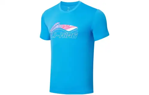 Li Ning T Shirt Unisex Sail Blue