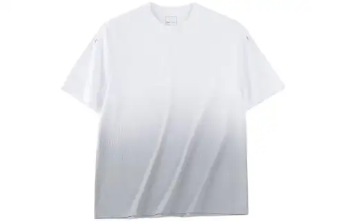 ANTA T Shirts Men's Gravel White Crew Neck Moderate Straight Fit