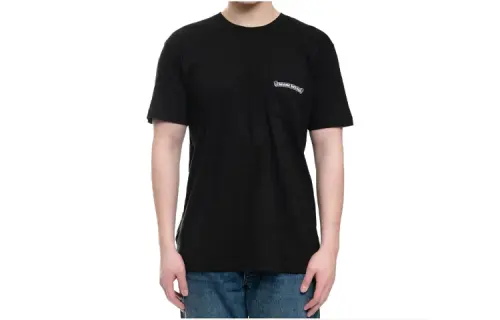 Chrome Hearts T Shirts Unisex Black Crew Neck Moderate Straight Fit