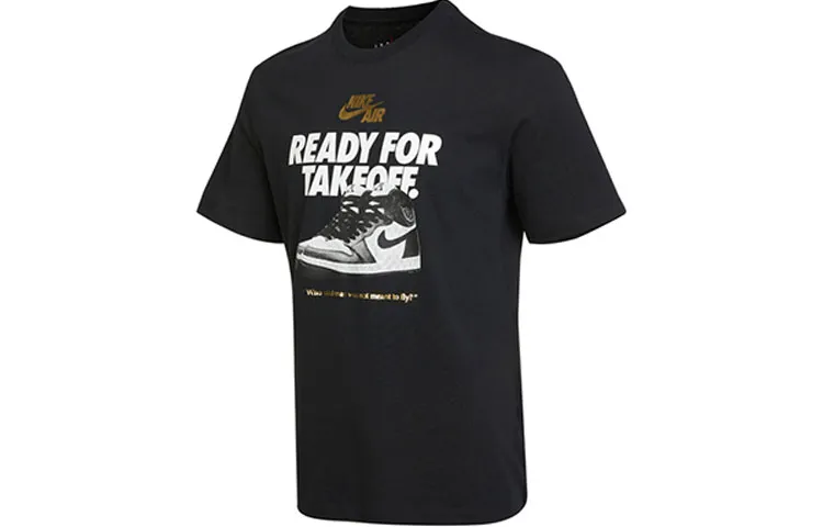Jordan Set-in Sleeve T-Shirt Men's Black